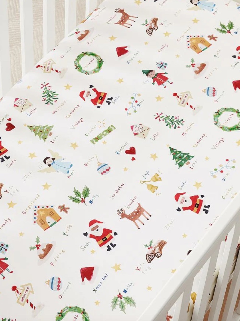 Pottery Barn Baby Holiday Crib Fitted Sheet